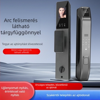Z36 okos ajtózár ujjlenyomat, jelszó és arcfelismerés, távoli feloldás