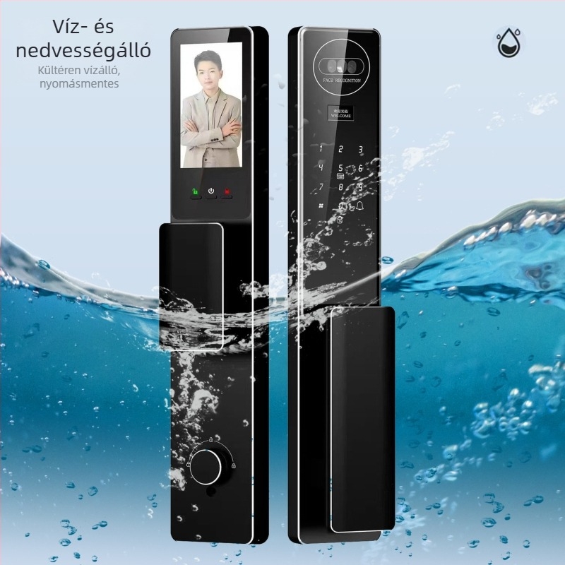 Okoszár 3D arcfelismeréssel és ujjlenyomat-azonosítással — Modell F63, tárolás ujjlenyomatok 100, több mint 100000 kinyitás, 0,3 s beolvasási idő