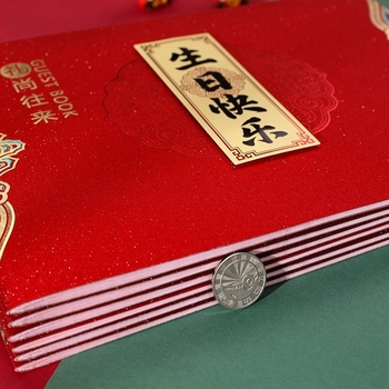 Esküvői ajándéknyilvántartó könyv, csillogó papír, OPP csomagolás, Classical blue márka, esküvőkhöz