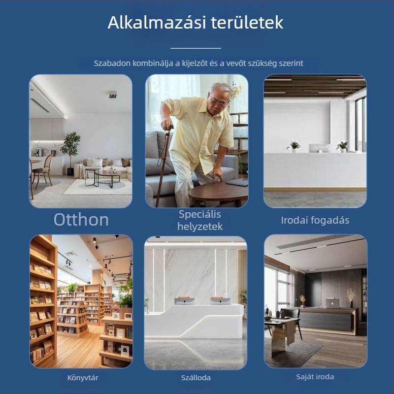 Vezeték nélküli kapucsengő, modell D836 1T1, DC tápegység, AA 4,5 V, csengőhang 38