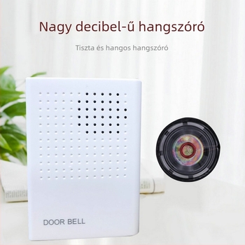 Indukciós csengő, kétvezetékes modell, 220V, ding-dong ding-dong, szállodákhoz és otthonokhoz, hozzáférés-ellenőrzés és biztonság