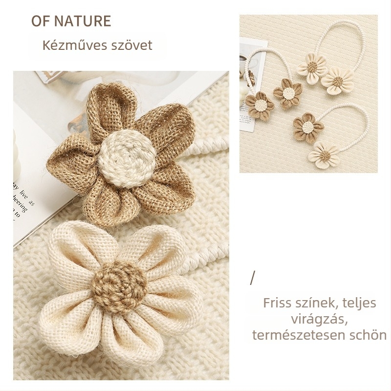 FY függönypánt – hajlékony, fúrásmentes, pásztor-stílus, pamut és len, nem személyre szabható