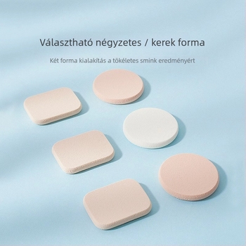 Today's Escape nedves púder puff, SBR, kerek, 2 db — bőrbarát, rugalmas, kettős használatú smink eszköz stúdióhoz