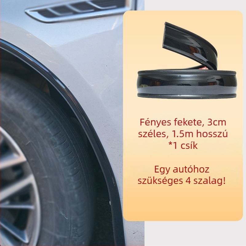 Színes kerékív védőszalag — PVC, Brand Carbon Burning Era, Univerzális típus, Cikkszám Universal Car Wheel Arch