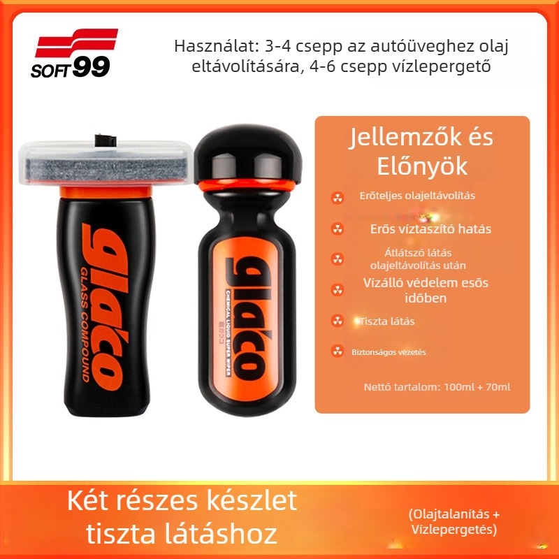 Autóüveghez és visszapillantóhoz való olajfilm eltávolító – Márka: Other; Típus: Üvegolajfilm eltávolító; Fő összetevők: Default item; Szavatosság: Other; Megvalósítási szabványok: Other