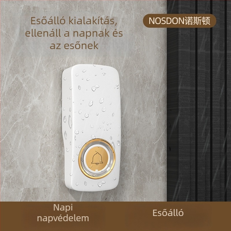 NOSDON A98 Önellátó vezeték nélküli kapucsengő, ultra hosszú hatótávolsággal és elektronikus távirányítással