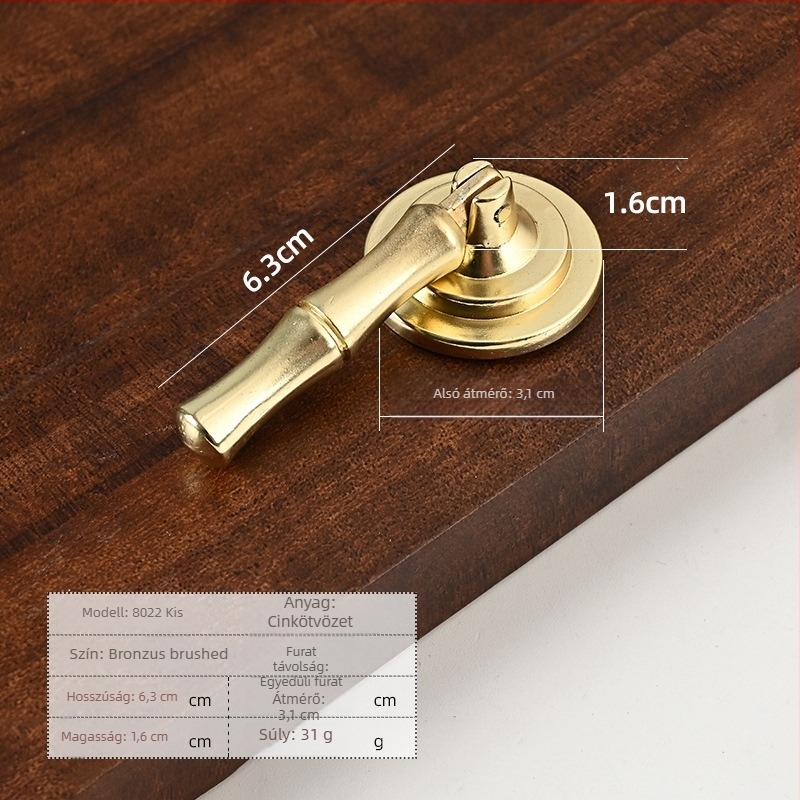 Fiók- és szekrényfogók — modern minimalista stílus, cinkötvözet, fröccsöntés, rúdszerű forma, felületre szerelt