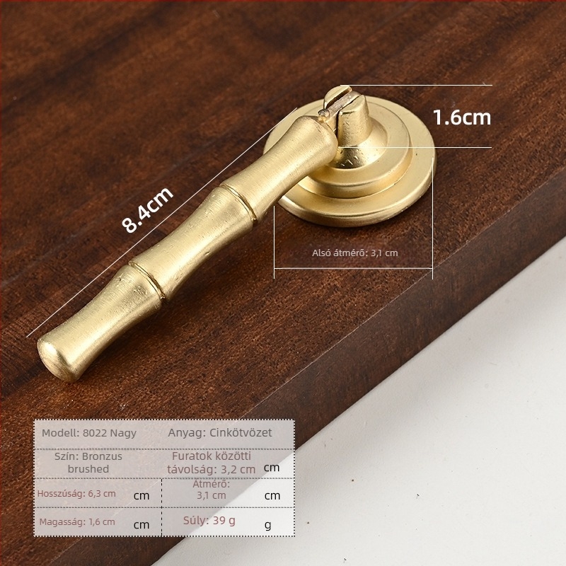 Fiók- és szekrényfogók — modern minimalista stílus, cinkötvözet, fröccsöntés, rúdszerű forma, felületre szerelt