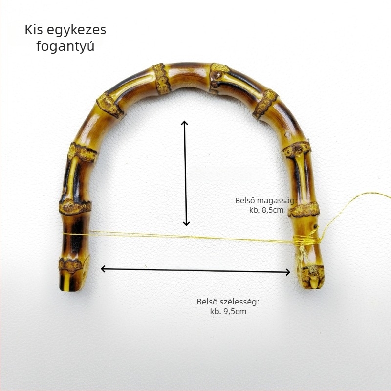 Valizához való bambusz gyökér fogantyú – valódi bambusz fogantyú, természetes bambusz mintázat, ultrakönnyű, tehercsökkentés