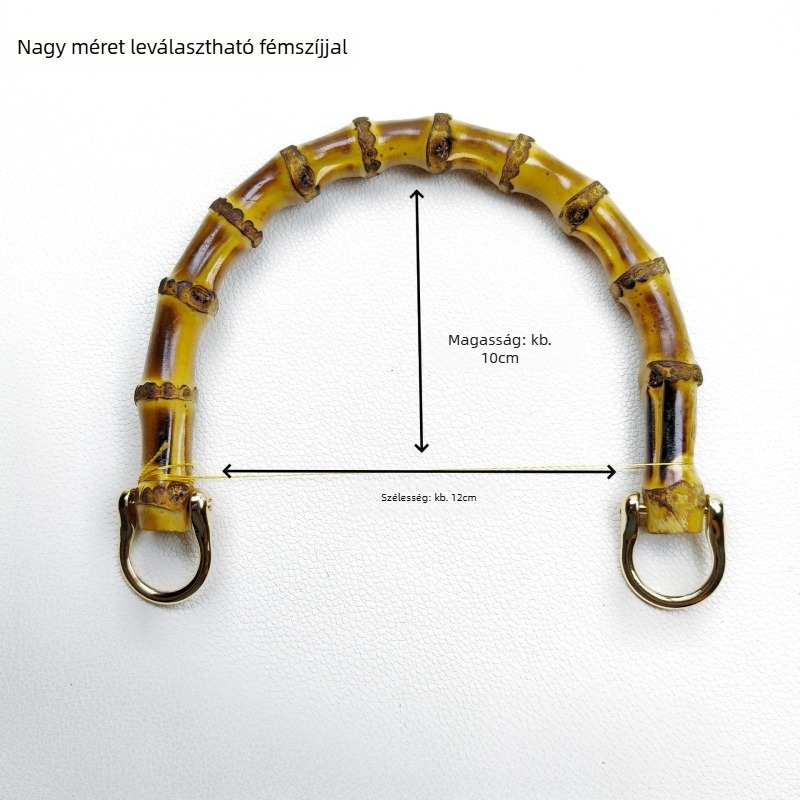 Valizához való bambusz gyökér fogantyú – valódi bambusz fogantyú, természetes bambusz mintázat, ultrakönnyű, tehercsökkentés