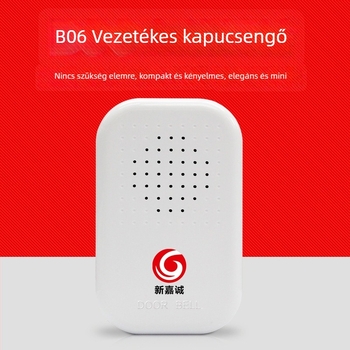 Távirányítós ajtócsengő, 12V, Ding-Dong csengőhang, Modell B06, Típus 118