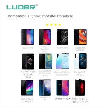 3,5 mm-es fejhallgatóadapter Type-C-re Xiaomi és Huawei telefonokhoz