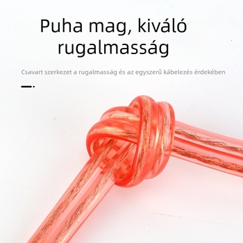 Ci Heng 2-vezetékes hangsugárzó-kábel réz bevonattal ellátott alumínium vezetővel kültéri telepítéshez, színpadi és KTV audió rendszerekhez