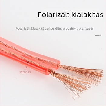 Ci Heng 2-vezetékes hangsugárzó-kábel réz bevonattal ellátott alumínium vezetővel kültéri telepítéshez, színpadi és KTV audió rendszerekhez