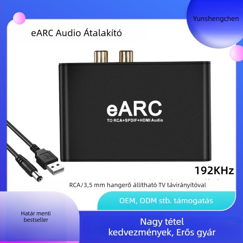 eARC/ARC audió átalakító YSC-128 — 720P felbontás, Energiakezelés, EARC/ARC eszközökhöz