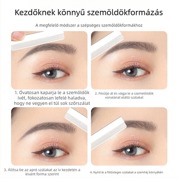 Liyujing Egyszer használatos szemöldök pengék – tollas dizájn, anyag: vas