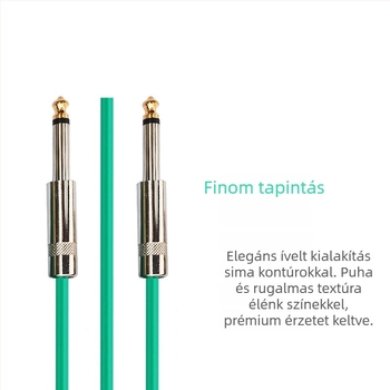 IOLie DP002 zajcsökkentő gitárkábel elektromos gitárhoz és basszusgitárhoz, 3 m, 6 m vagy 10 m.