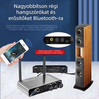 Bluetooth audió adó-vevő LY-18 — AUX interfész, Bluetooth 5.4, plug-and-play, 15 m hatótávolság