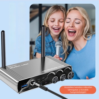 Bluetooth audió adó-vevő LY-18 — AUX interfész, Bluetooth 5.4, plug-and-play, 15 m hatótávolság