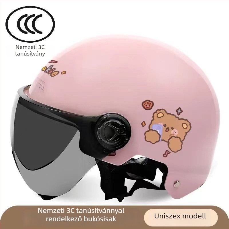 Elektromos járművekhez tervezett sisak, polipropilén PP, fél sisak, univerzális, nyár, utazás (Polipropilén PP; fél sisak; univerzális; nyár; TCO99)