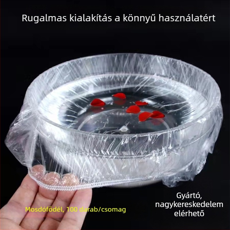 Egyszer használatos arcápolási mosdózacskó megerősített elasztikus szájjal a tisztításhoz