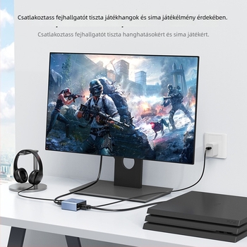 HDMI 2.0 audió kivonó MT-HA22, 4K, HDCP-támogatás, optikai hangkimenet, dekóder Xboxhoz