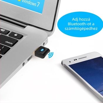 CSR8510 Bluetooth USB adapter – plug-and-play, USB interfész, Bluetooth 4.0, 10 m hatótáv, külső tápegység nélkül