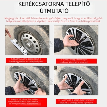 Kerékagyfedél Baoma E100-hoz – ABS, univerzális illeszkedés, termékszám LGG0008866