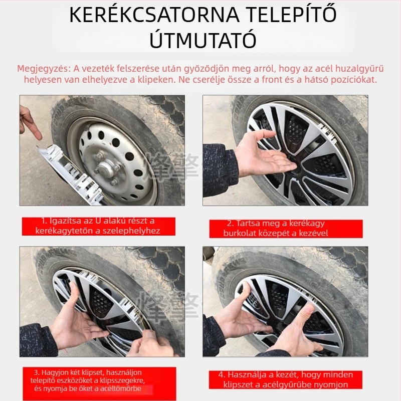 Kerékagyfedél Baoma E100-hoz – ABS, univerzális illeszkedés, termékszám LGG0008866