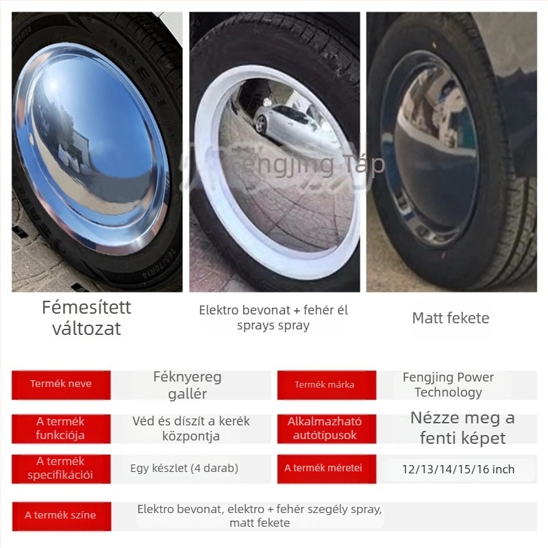 Kerékagyfedél Baoma E100-hoz – ABS, univerzális illeszkedés, termékszám LGG0008866