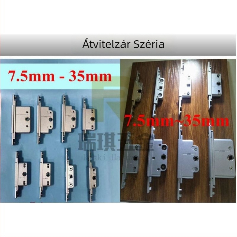 Ajtó- és ablakmozgató rendszer, alumíniumötvözet, kétirányú záródoboz, modern minimalista stílus