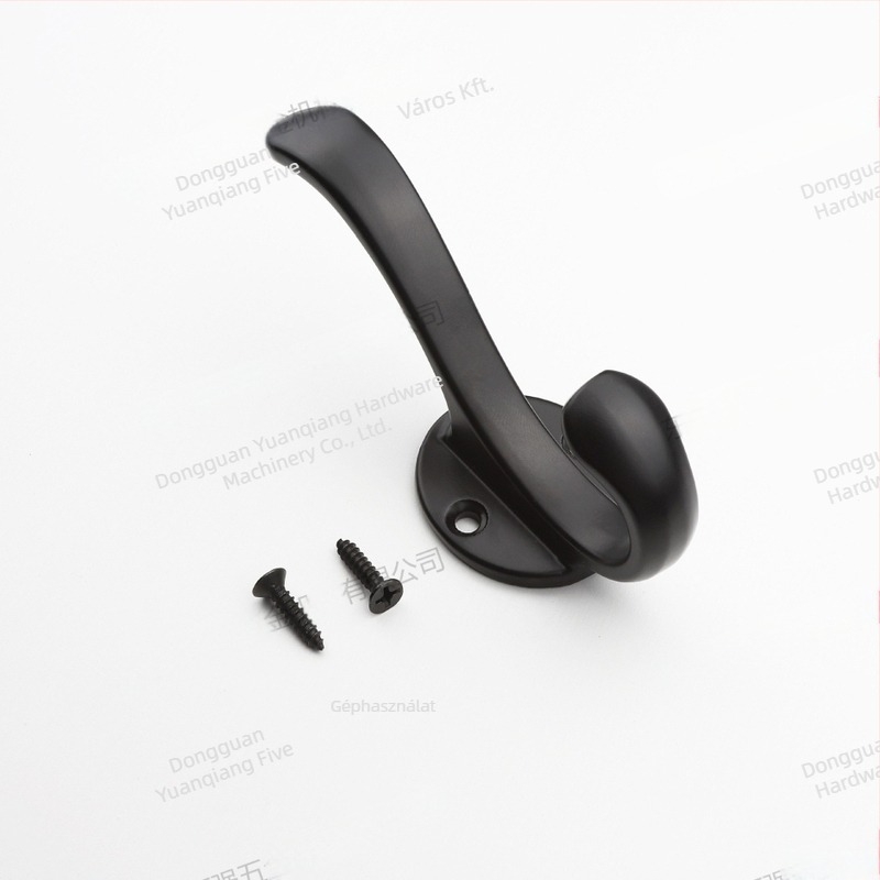 Falra szerelhető kabátakasztó alumíniumötvözetből, lyukkal – HK027, könnyű luxus stílus