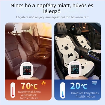 Minden évszakra alkalmas autóülés párna, West Highland Terrier mintával, belső ülésvédő, bőrbarát, aranyos lányoknak