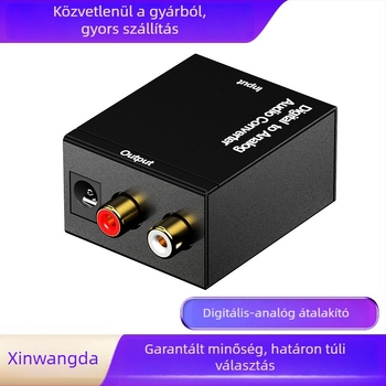 XWD-09 Digitális-analóg audio konverter coaxialis és optikai bemenettel, PS5-kompatibilis