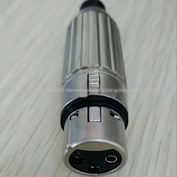 3-pin XLR női csatlakozó gyöngyház-nikkel házzal audiohoz