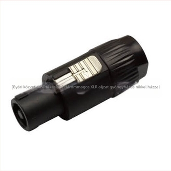 3-pin XLR női csatlakozó gyöngyház-nikkel házzal audiohoz