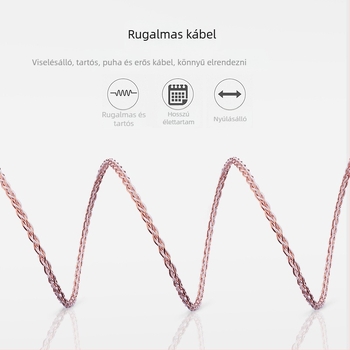 7N OCC hangszóró-kábel Hi‑Fi DIY audióhoz, autóhifi módosításhoz, 1 m hosszú