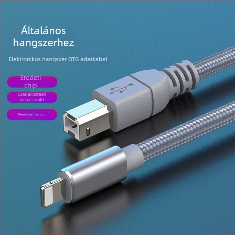 Moswag audió kábel Apple OTG és USB közötti; nikkel bevonat ház; rézmag; réz vezető; digitális eszközökhöz
