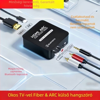 Arc23 HDMI ARC audió konverter optikai kimenettel és Bluetooth-szal, 0.8 m kábel, távoli bekapcsolás