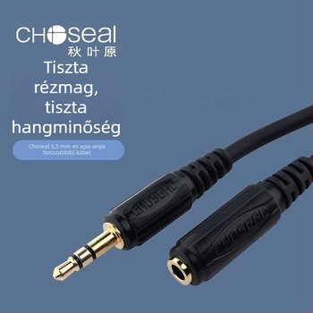 Choseal Akihabara 3,5 mm-es férfi–női fülhallgató hosszabbító kábel laptophoz, modell Q-344
