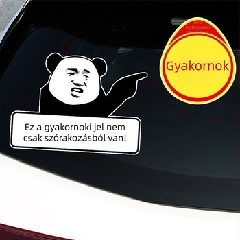 Autómatrica ember-mintával és emoji csomaggal, szívócsészés telepítés, személyre szabhatatlan