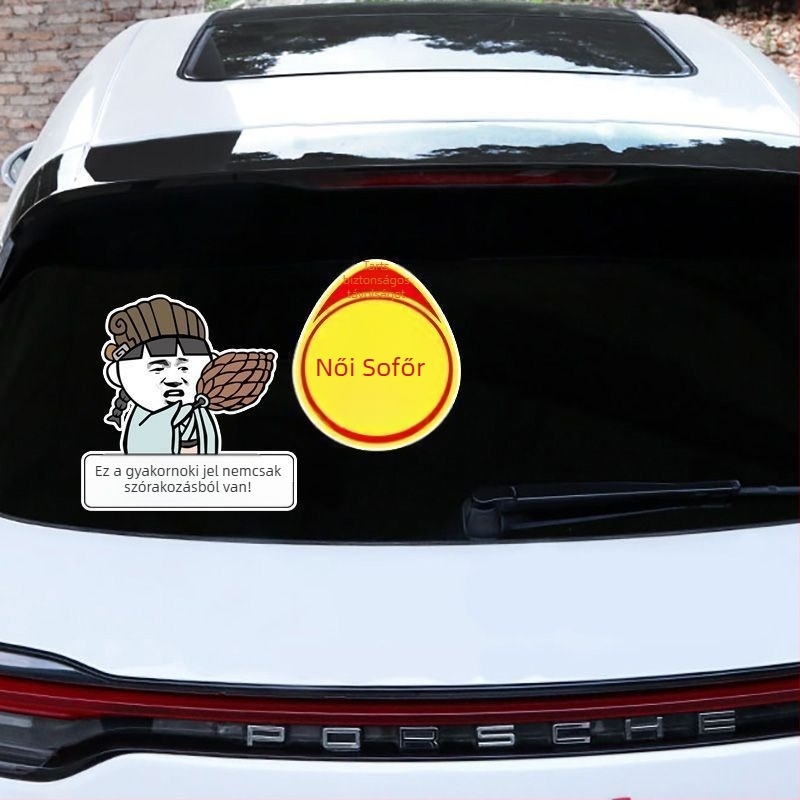 Autómatrica ember-mintával és emoji csomaggal, szívócsészés telepítés, személyre szabhatatlan