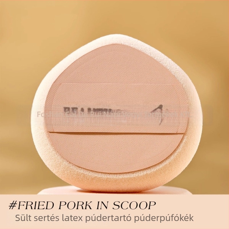 BEAUTY OBEY Száraz púder puff – Ovális alakú, barack alakú, NBR latex, 1 darab