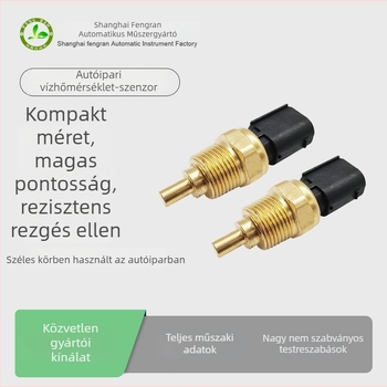 Weilian TC10 autóhőmérséklet-szenzor a váltóvíz és olaj hőmérsékletéhez, NTC-termisztor, sorozat TC10, szerelés anyás csatlakozással