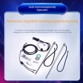 Teherautókhoz készült olajszint-figyelő rendszer – riasztás, szint-észlelés és távoli megfigyelés; Modell CX-01; Alkalmazás: teherautók
