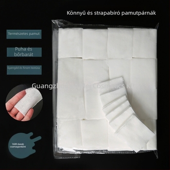 Tetoválás és microbladinghoz készült pamut tampontok, nem szövött, nedves tömörítésekhez, 60 g, 40 db/csomag