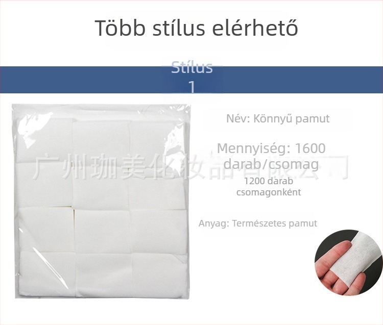 Tetoválás és microbladinghoz készült pamut tampontok, nem szövött, nedves tömörítésekhez, 60 g, 40 db/csomag