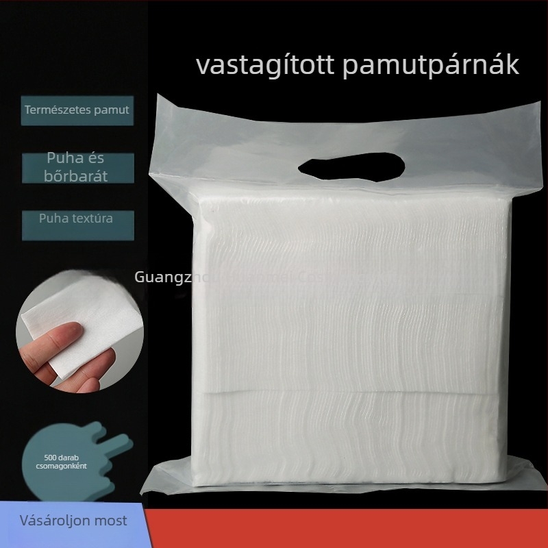 Tetoválás és microbladinghoz készült pamut tampontok, nem szövött, nedves tömörítésekhez, 60 g, 40 db/csomag