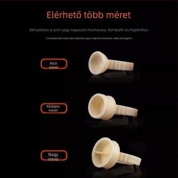 Egyszer használatos szilikon pigmentgyűrű pohár félpermanens tetováláshoz, szemöldök/szem/ajak tetováláshoz, 100 db, nettó tömeg 0,09 kg