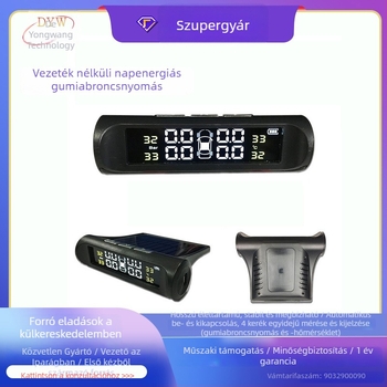 Oliyo TPMS vezeték nélküli gumiabroncsnyomás-figyelő rendszer, beépített és külső érzékelőkkel, nagy pontosságú színes kijelző